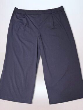 Halara Flex High Waisted Pocket Straight Leg Navy Work Pants (3X)